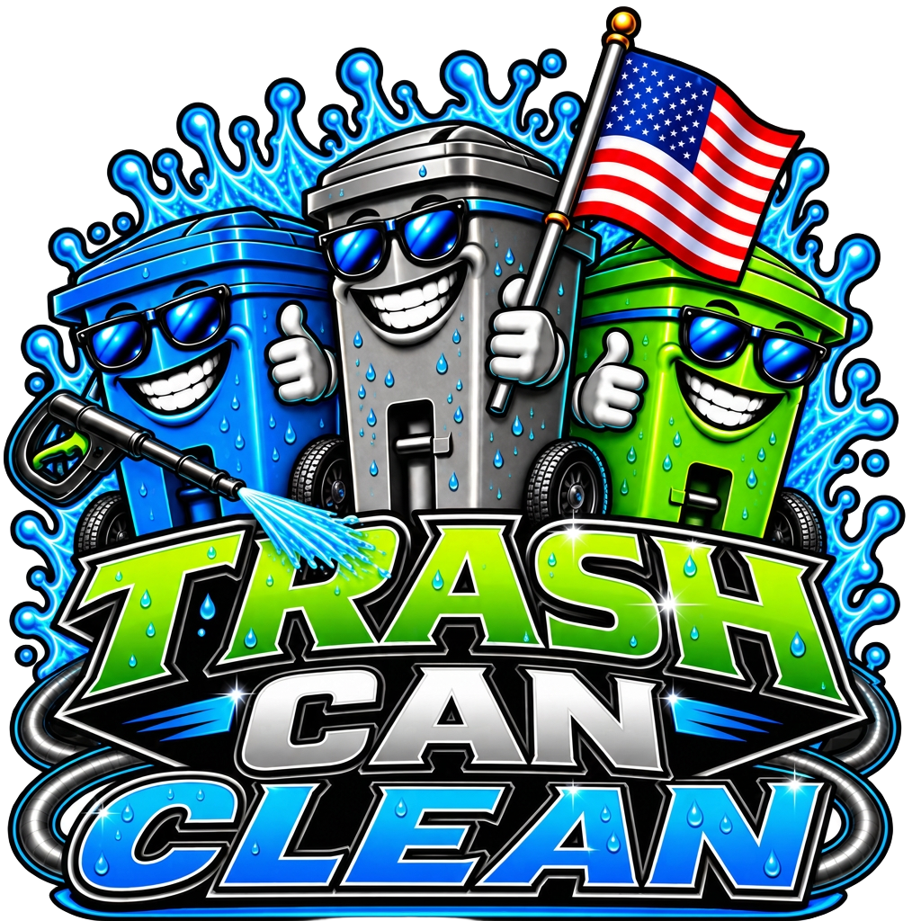 Trash Can Clean pressure washing logo